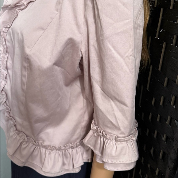 Spense Large Pink Ruffled Jacket - Picture 2 of 7